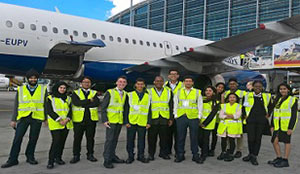 Aviation students visit Heathrow Terminal 5